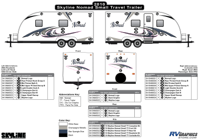 Skyline RV - Nomad - 2010 Nomad Sm TT-Small Travel Trailer