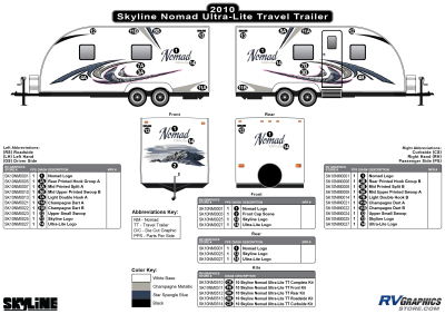 Skyline RV - Nomad - 2010 Nomad UltraLite Travel Trailer