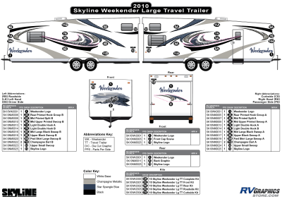 Skyline RV - Weekender - 2010 Weekender Lg TT-Large Travel Trailer