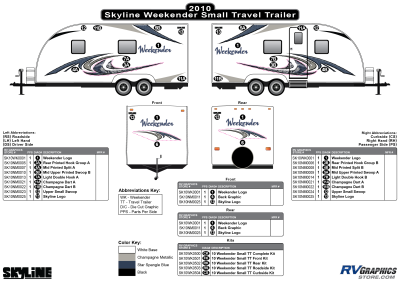 Skyline RV - Weekender - 2010 Weekender Sm TT-Small Travel Trailer