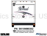 3 Piece 2010 Nomad Lg TT Rear Graphics Kit