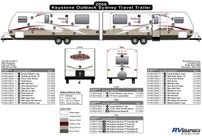 Keystone RV Outback Decals and Replacement Graphics - RV Graphics Store