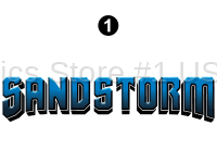 Sandstorm - 2010-2012 Sandstorm FW-Fifth Wheel Blue - Large Sandstorm Logo (A)