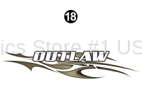 Front Cap Outlaw Logo