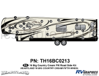 Big Country - 2016 Big Country  FW-Fifth Wheel Creme Wall Version - 28 Piece 2016 Big Country FW Creme Sides Roadside Kit