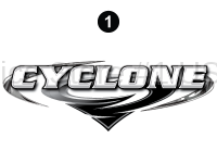 Cyclone - 2011 Cyclone FW-Fifth Wheel-Red - Front/Rear Cyclone Badge