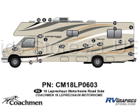 Leprechaun - 2018 Leprechaun MH-Motorhome - 19 Piece 2018 Leprechaun MH Roadside Graphics Kit