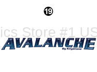 Avalanche - 2010 Avalanche FW-Fifth Wheel - Side / Rear Avalanche Logo