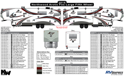 Northwood - Arctic Fox - 2018-2019 Arctic Fox Large Fifth Wheel