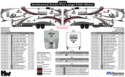 Northwood - Arctic Fox - 2018 Arctic Fox Large Fifth Wheel