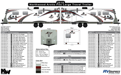 Northwood - Arctic Fox - 2018 Arctic Fox Large Travel Trailer