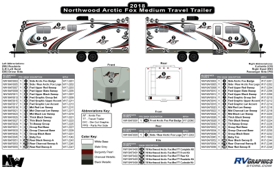 Northwood - Arctic Fox - 2018-2019 Arctic Fox Medium Travel Trailer