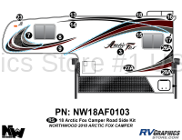 Arctic Fox - 2018 Arctic Fox Camper - 14 Piece 2018 Arctic Fox Camper Roadside Graphics Kit