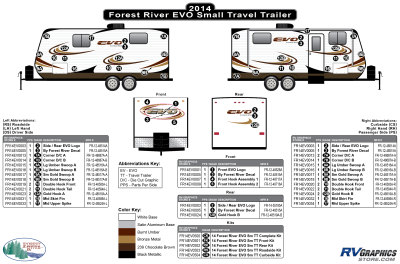 Forest River - EVO - 2014 EVO Sm TT-Travel Trailer