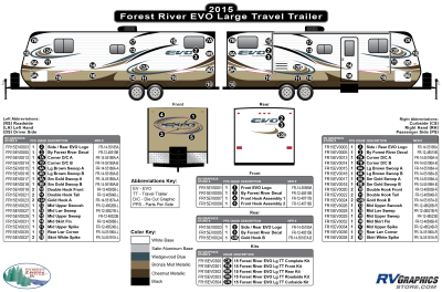 Forest River - EVO - 2015 EVO Lg TT-Travel Trailer