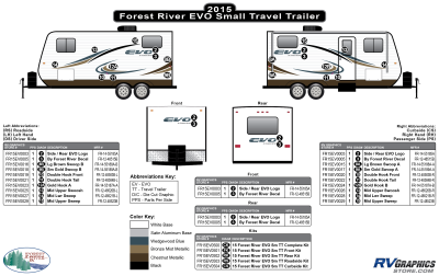 Forest River - EVO - 2015 EVO Sm TT-Travel Trailer