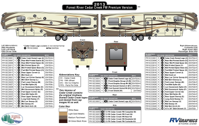 Forest River - Cedar Creek - 2013-2015 Cedar Creek FW-Fifth Wheel Premium Dome Version