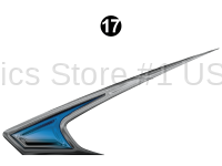 Genesis - 2015-2018 Genesis Blue Lg FW-Fifth Wheel - Lg Lower Front Graphic