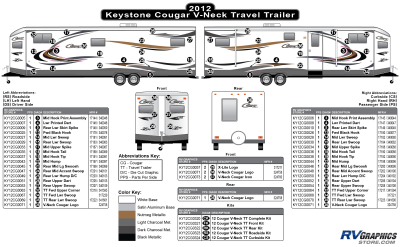 Keystone RV - Cougar - 2012 Cougar TT-Travel Trailer V-Neck