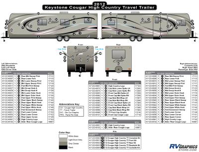 Keystone RV - Cougar - 2012 Cougar TT-Travel Trailer High Country