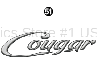 Cougar - 2012 Cougar TT-Travel Trailer High Country - Front Cap Cougar Logo