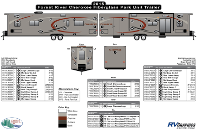 Forest River - Cherokee - 2015 Cherokee TP-Trailer Park Model Fiberglass Wall
