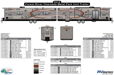 Forest River - Cherokee - 2015 Cherokee TP-Trailer Park Model Metal Side Wall