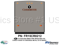 1 Piece 2015 Cherokee FW Metal Rear Graphics Kit