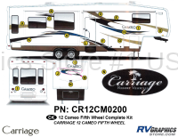 Cameo - 2012 Cameo FW-Fifth Wheel - 31 Piece 2012 Cameo FW Complete Graphics Kit