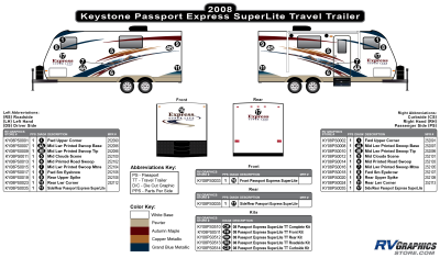 Keystone RV - Passport - 2009 Passport Express SuperLite TT-Travel Trailer