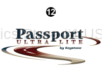 Passport - 2009 Passport Sm UltraLite TT-Travel Trailer - Front Passport Ultra-Lite Logo