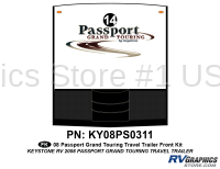Passport - 2009 Passport Grand Touring TT-Trailer - 1 Piece 2009 Passport Grand Touring TT Front Graphics Kit
