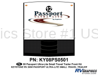 1 Piece 2009 Passport UltraLite Sm Travel Trailer Front Graphics Kit