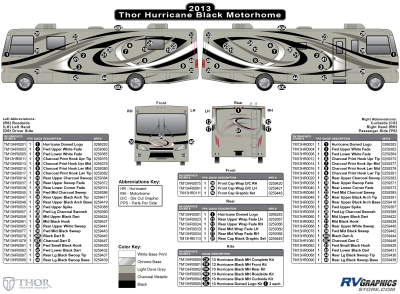 Thor Motorcoach - Hurricane - 2013 Hurricane MH-Motorhome Black Version