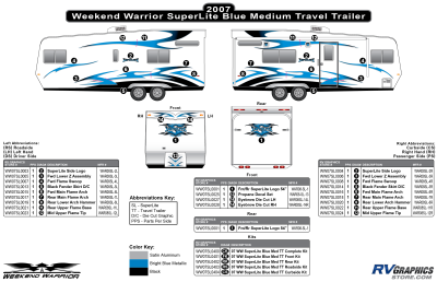 Weekend Warrior - SuperLite - 2007 SuperLite TT-Medium 21'-25'  Blue Version OEM