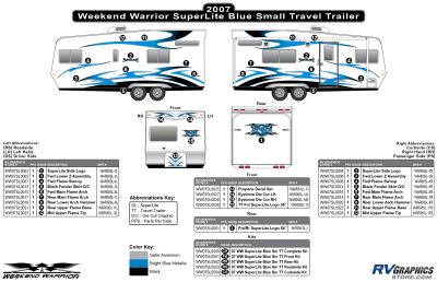Weekend Warrior - SuperLite - 2007 SuperLite TT-Small 19FK Blue Version OEM