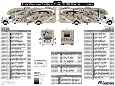 Thor Motorcoach - Chateau - 2016 Chateau Super C HD Max Cashew Version