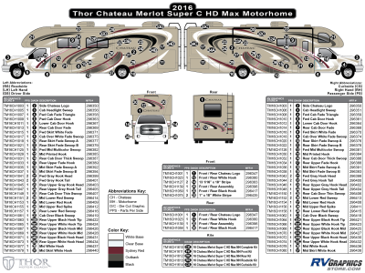 Thor Motorcoach - Chateau - 2016 Chateau Super C HD Max Merlot Version