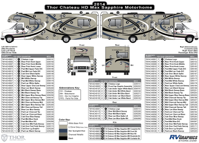 Thor Motorcoach - Chateau - 2014 Chateau MH-HD Max Sapphire Version