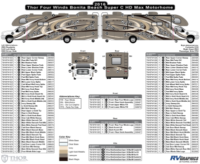 Thor Motorcoach - Four Winds - 2016 Four Winds MH-Motorhome Bonita Beach Ivory