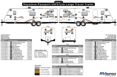 Keystone RV - Passport - 2007-2008 Passport Lg TT- Lg Travel Trailer
