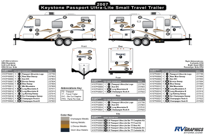 Keystone RV - Passport - 2007-2008 Passport Sm TT- Sm Travel Trailer