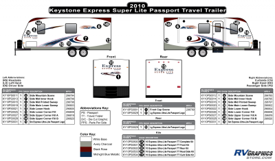 Keystone RV - Passport - 2010 Passport TT-Travel Trailer Express SuperLite