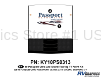 Passport - 2010 Passport TT-Travel Trailer Grand Touring - 13 Piece 2010 Passport Grand Touring TT Roadside Graphics Kit