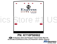 1 Piece 2010 Passport Express TT Rear Graphics Kit
