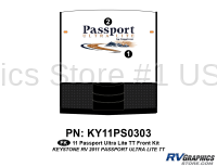 Passport - 2011 Passport TT-Travel Trailer UltraLite - 13 Piece 2011 Passport UltraLite TT Roadside Graphics Kit