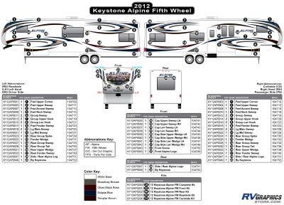 Keystone RV - Alpine - 2012-2013 Alpine  FW-Fifth Wheel