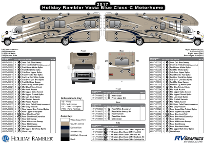 Holiday Rambler - Vesta - 2017 Vesta MH-Motorhome Blue Version