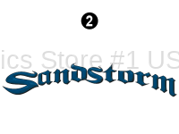 Sandstorm - 2008-2009 Sandstorm FW-Fifth Wheel Blue - Small Sandstorm Logo
