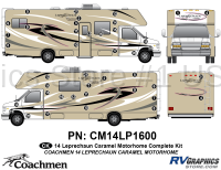 Leprechaun - 2014 Leprechaun MH-Motor Home Caramel - 32 Piece 2014 Leprechaun Caramel MH Complete Graphics Kit